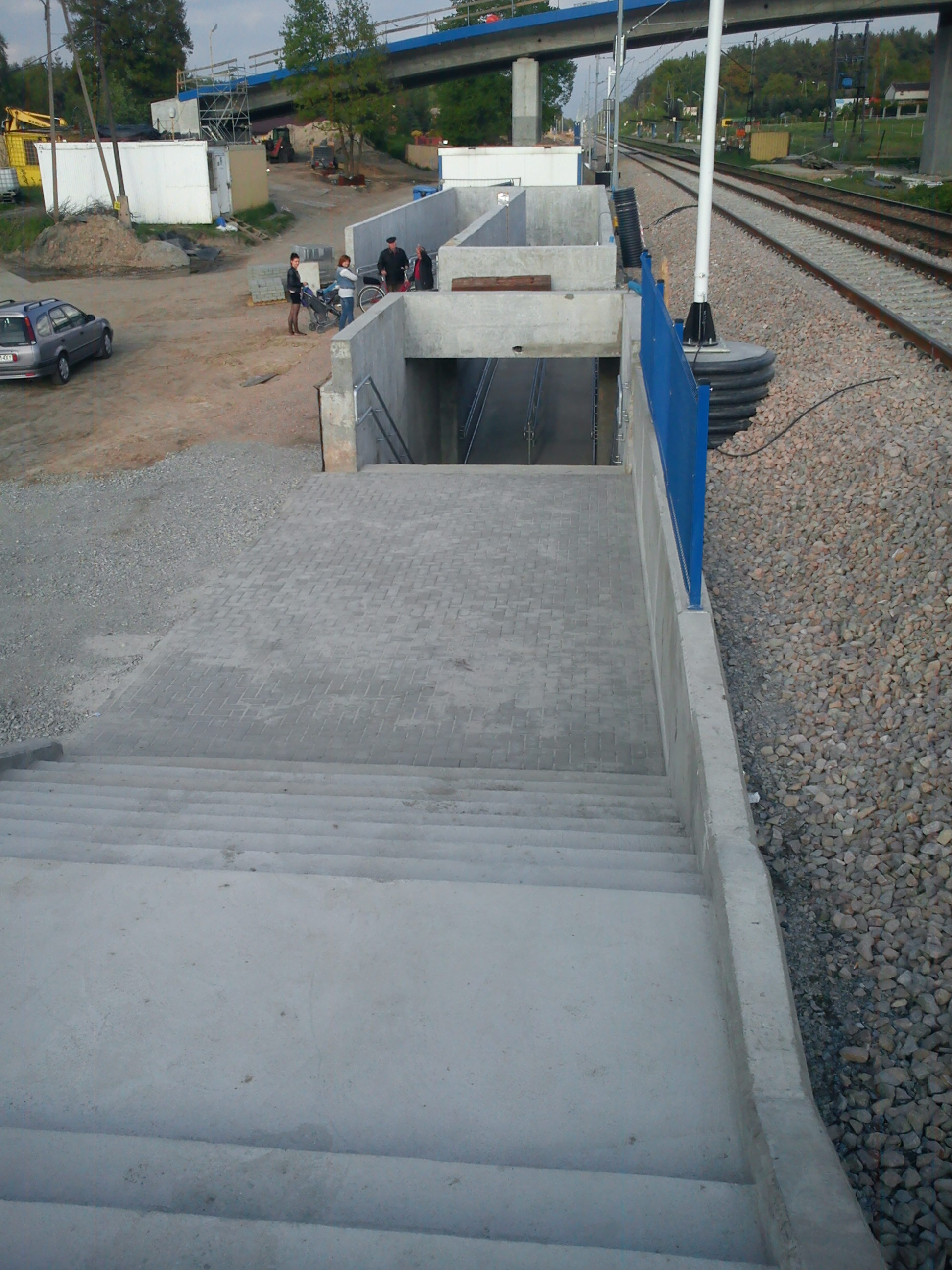 budowa przejscia podziemnego- przy stacji PKP